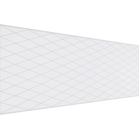 Ekena Millwork Set of Four Panels for 94 1/2"W x 36 1/4"H Linked Diamond Fretwork Wainscot Wall Paneling WPKP18X01X47LDM